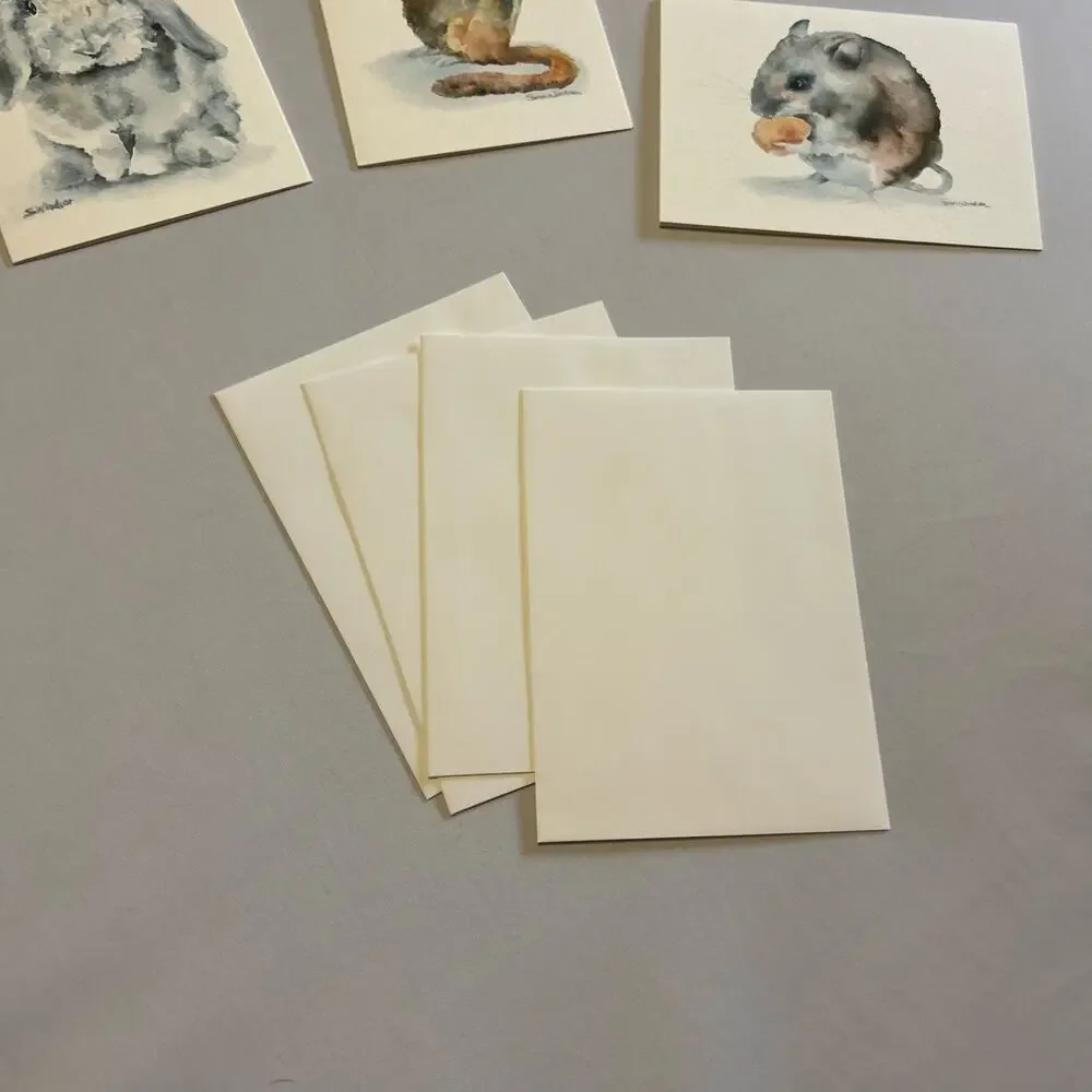 Susan Windsor | Fine Art Animal Print Stationery Set - 4 Blank Cards